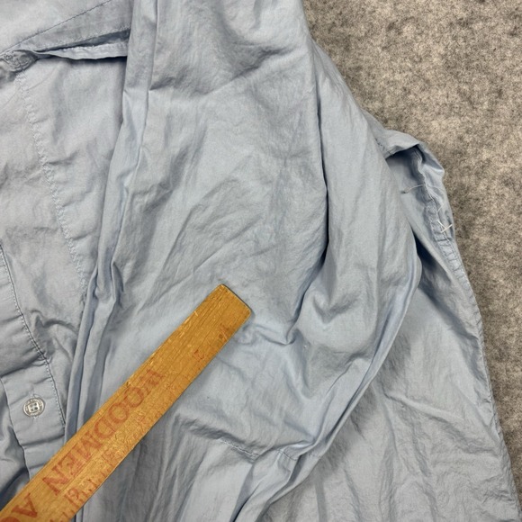 Marithe Francois Girbaud Button Shirt Mens 3XL Blue Long Sleeve - Picture 4 of 9